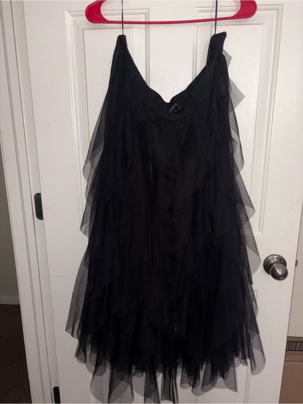 Black Layered Tulle Skirt - Women